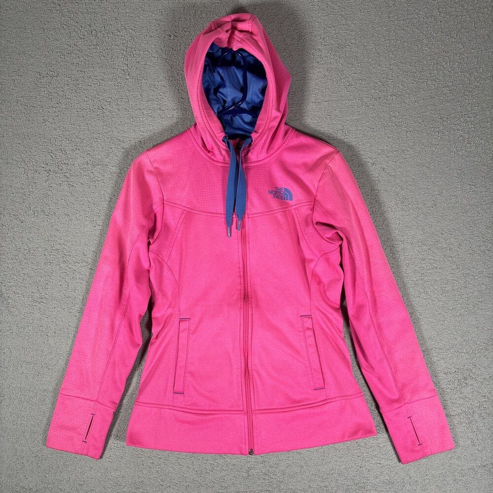 The North Face Full Zip Hoodie Women’s Size S Pink Thumbholes Outdoors
